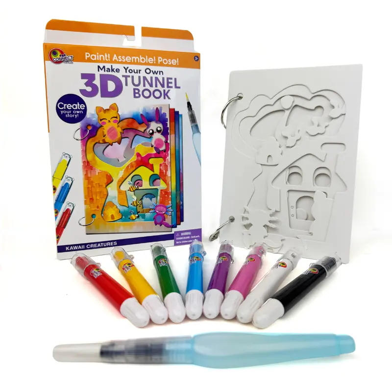 3D Tunnel Book (Med) Kawaii