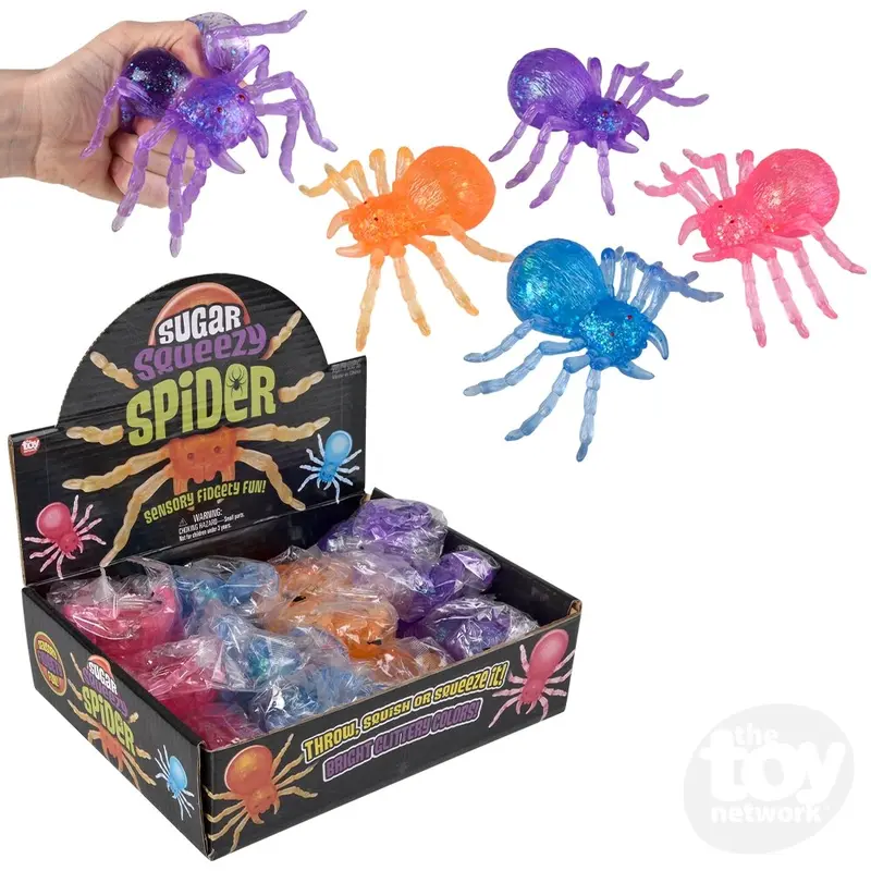 4.75" Squeezy Sugar Spider (Sold Separately)