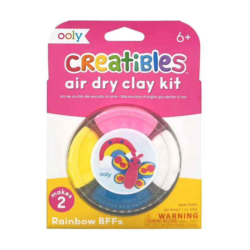 Creatibles: Air Dry Clay BFFs Kit -  Rainbow Pals