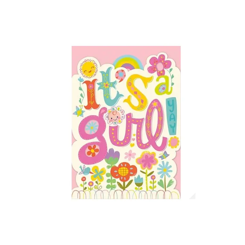 It's A Girl Card