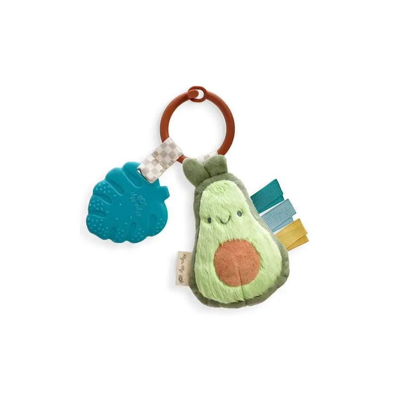 Itzy Pal Plush With Teether - Avocado