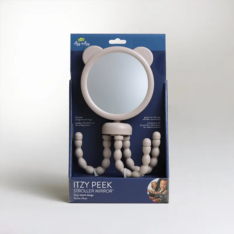 Itzy Peek Stroller Mirror - Bear