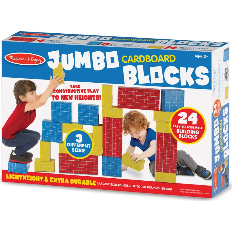 Jumbo Cardboard Blocks (24 pc)