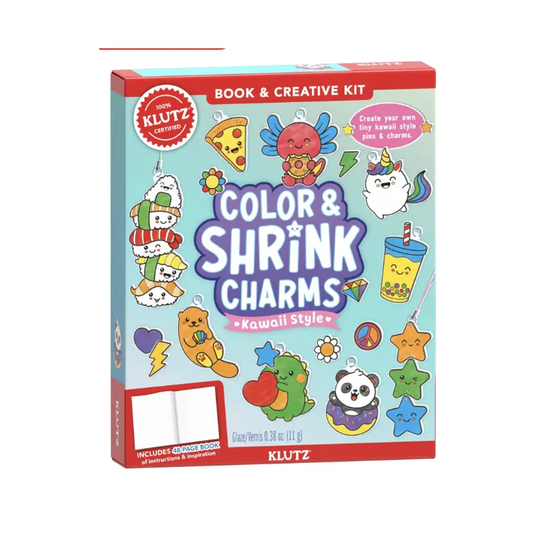 KLUTZ Color & Shrink Charms: Kawaii Style