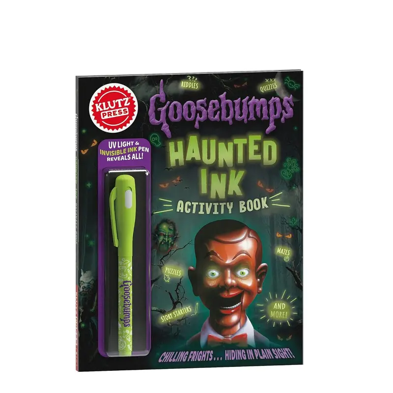 KLUTZ Goosebumps Haunted Ink Activity Book