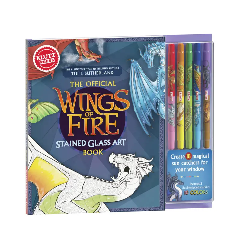 KLUTZ The Official Wings of Fire Stained Glass Artbook