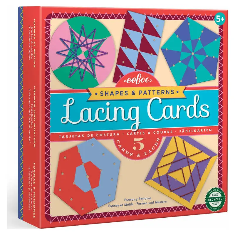 Lacing Cards Shapes & Patterns