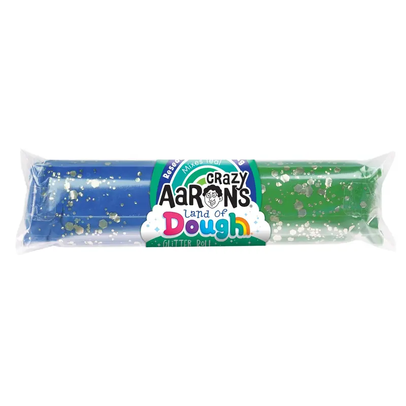 Land of Dough Glitter Play Dough Roll - Blue/Green