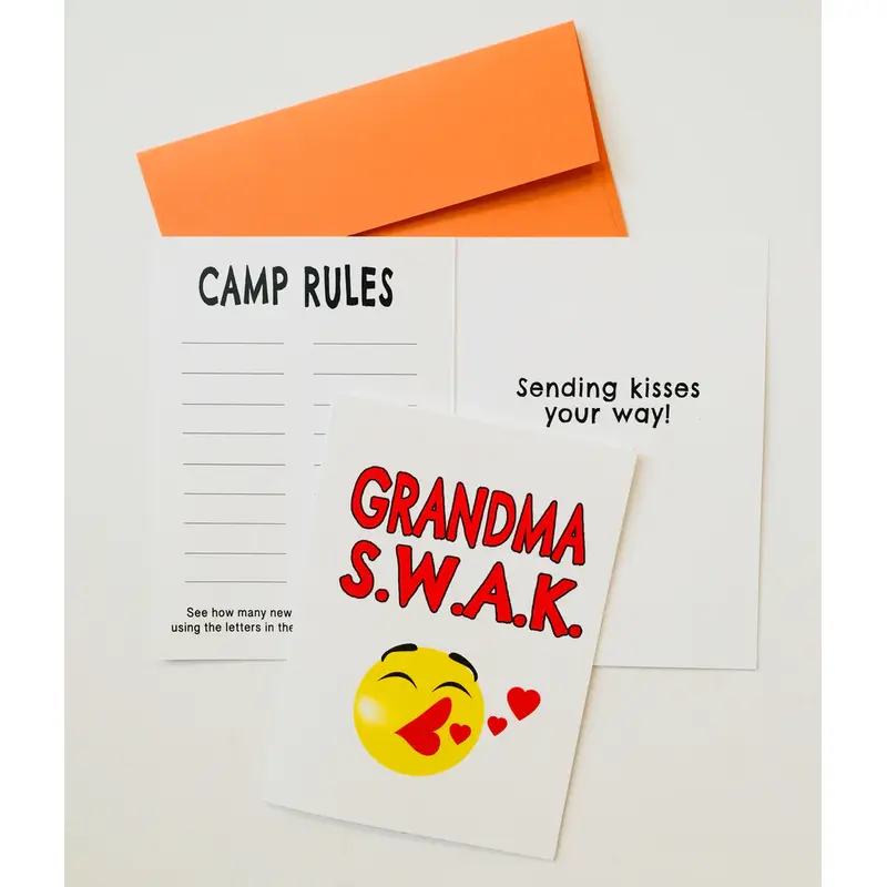 Grandma S.W.A.K. Greeting  Card