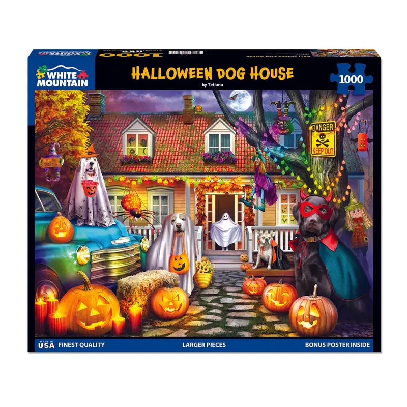 Halloween Dog House - 1000pc puzzle