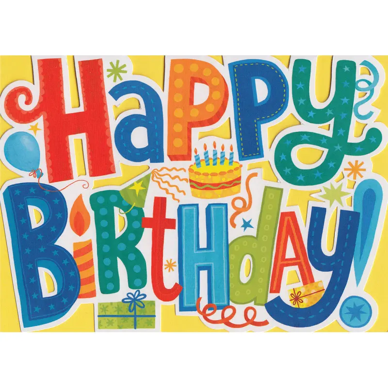 Happy Birthday: Card