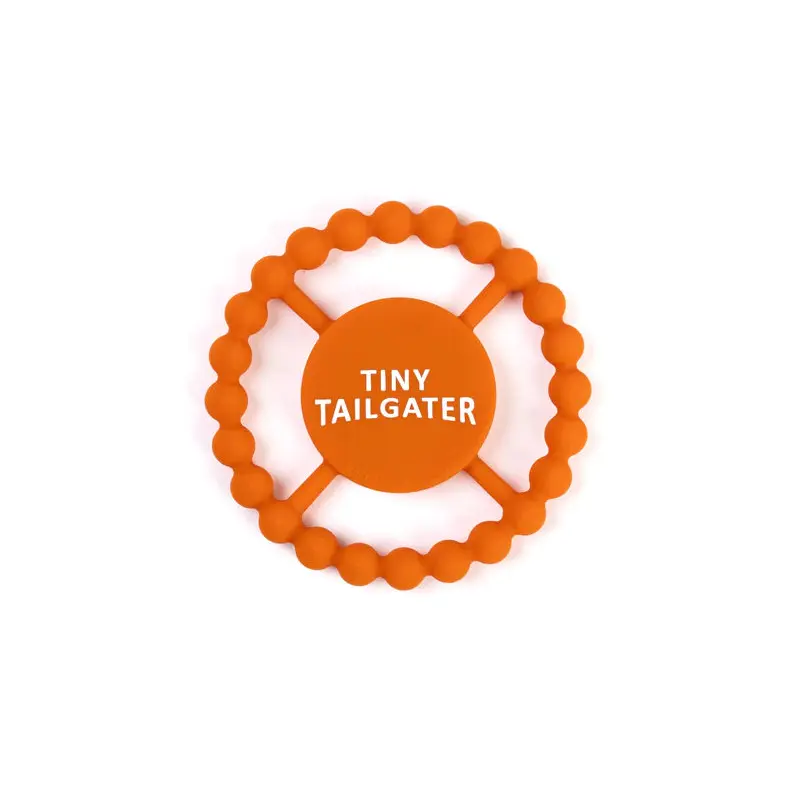 Happy Teether -  Tiny Tailgater Orange