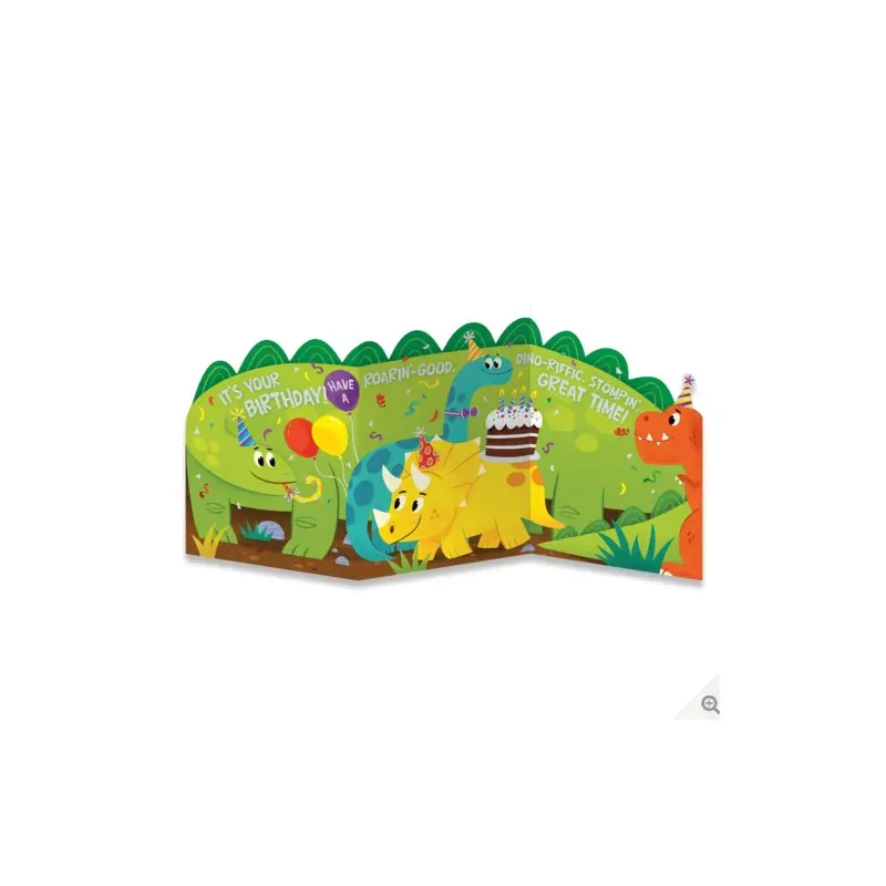 Have a Roarin-good Dino-riffic Time Card