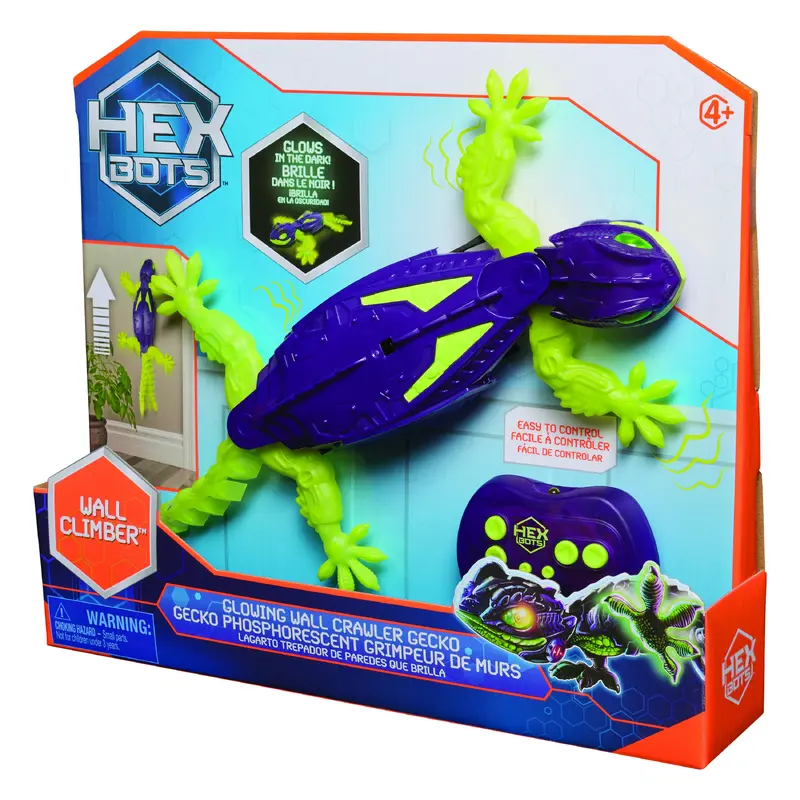 Hexbot Wall Crawler Gecko Glow In the Dark