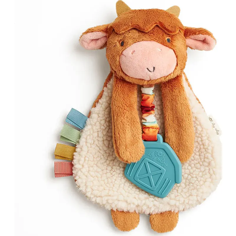 Highland Cow Itzy Friends Lovey Plush