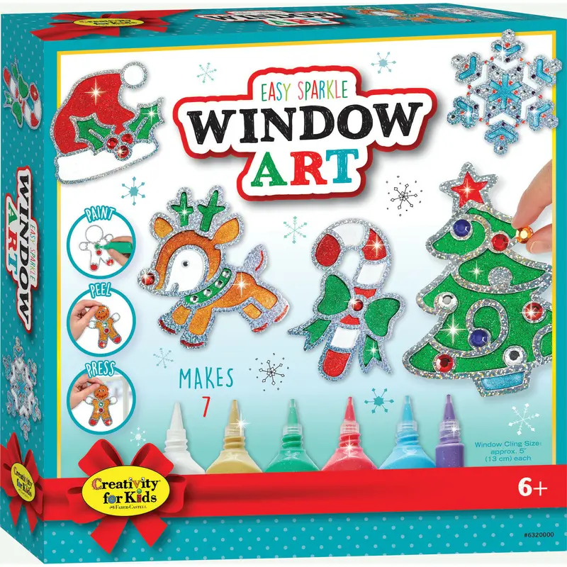 Holiday Easy Sparkle Window Art