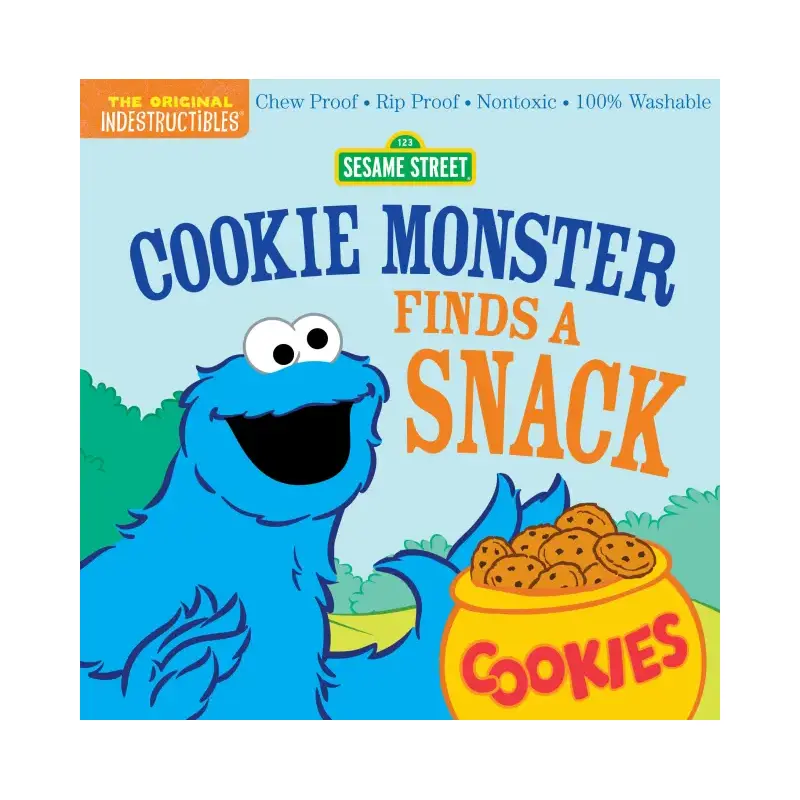 Indestructibles : Sesame Street : Cookie Monster Finds A Snack