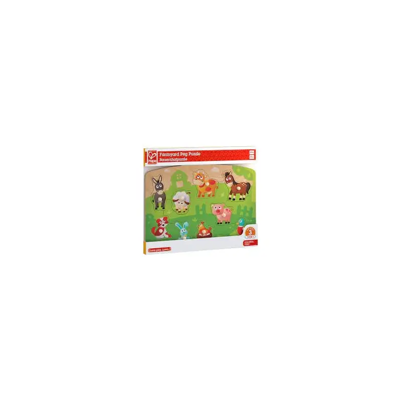 Farmyard Peg - 10pc Puzzle