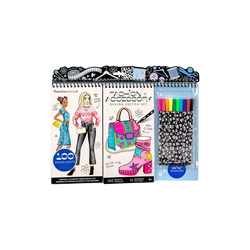 Fashion & Accessory Design Sketch Set
