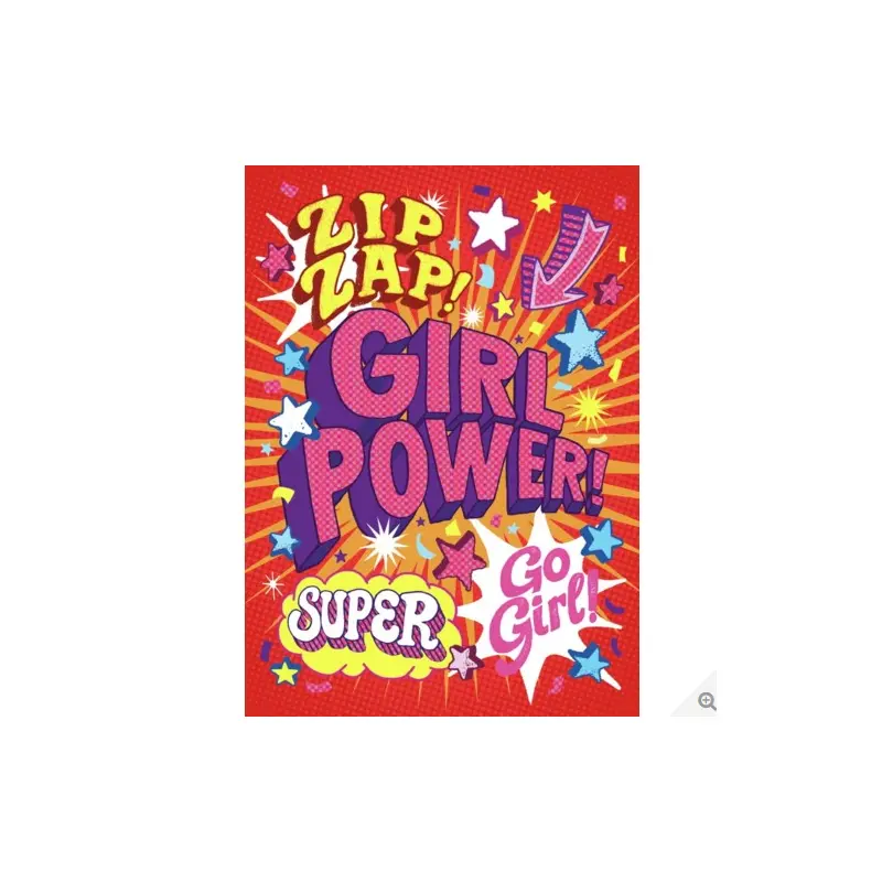 Girl Power Birthday Card