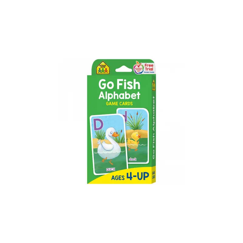 Go Fish Alphabet Game Cards