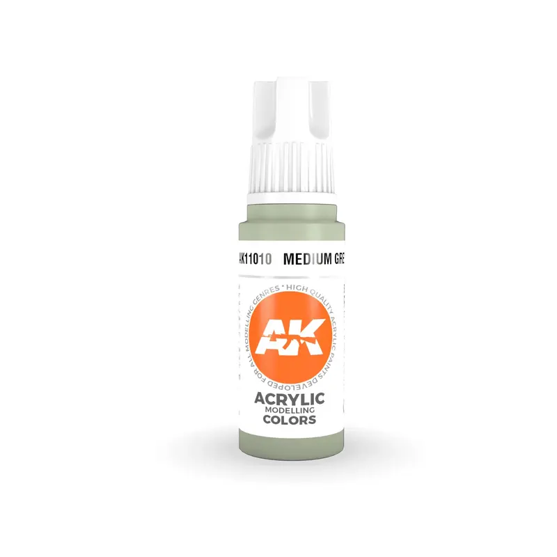 AK Interactive 3 Gen Acrylic 17ml - Medium Grey