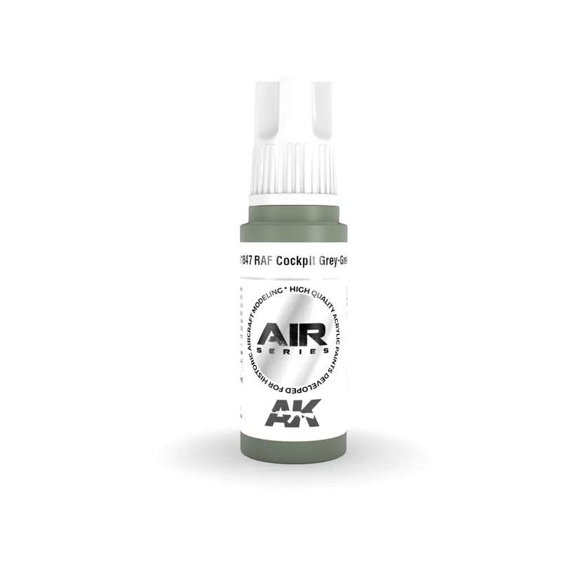 AK Interactive 3 Gen Acrylic Aircraft Modeling Colour 17ml - RAF Cockpit Grey-Green