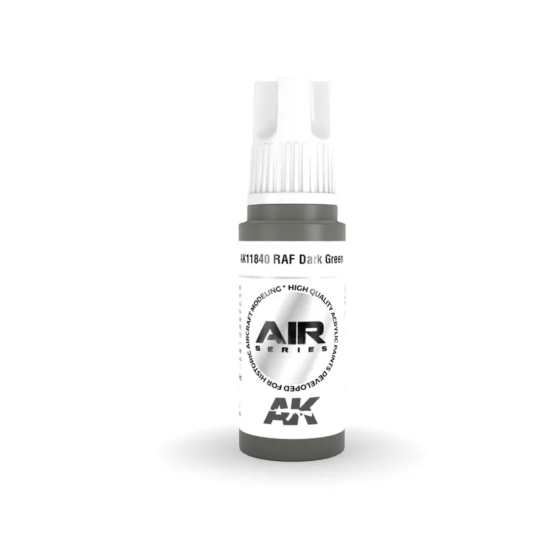 AK Interactive 3 Gen Acrylic Aircraft Modeling Colour 17ml - RAF Dark Green