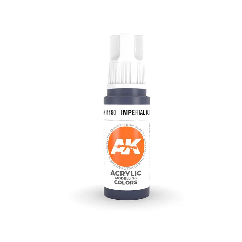 AK Interactive 3 Gen Acrylic Metallic Modeling Colour 17ml - Imperial Blue