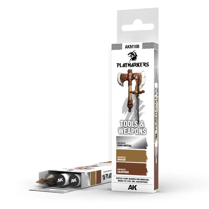 Ak Interactive - Playmarkers - Sets - Tools & Weapons