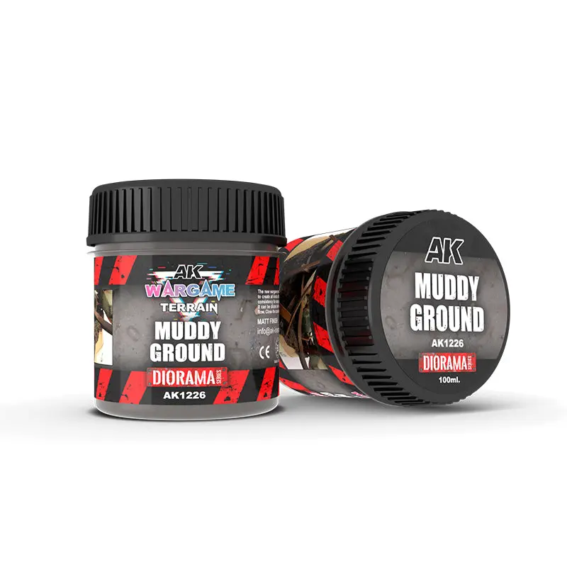 Ak Interactive - Terrains - Muddy Ground 100 Ml.