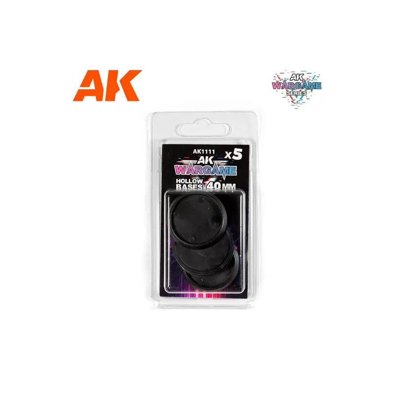 AK Interactive - Wargame Accesories - Hollow Base 40mm