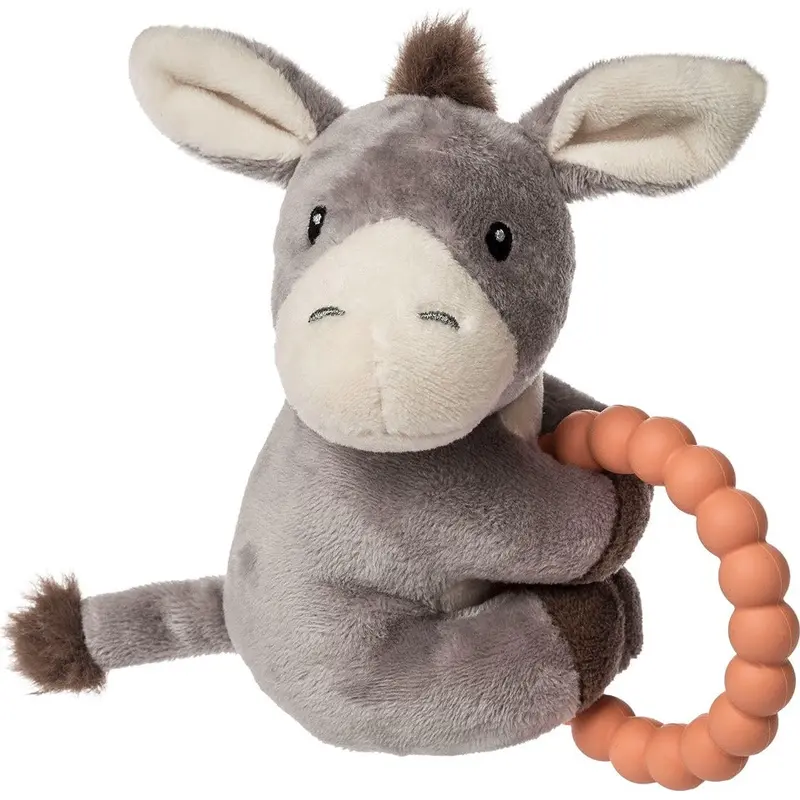 Dusty Donkey Teether Rattle