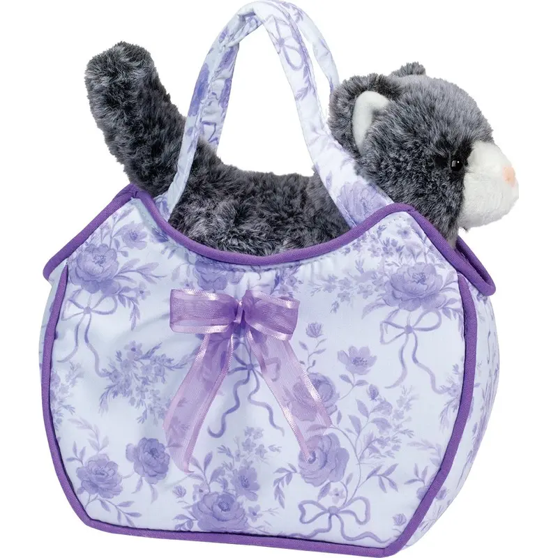 Fancy Flower Sassy Sak w/Cat