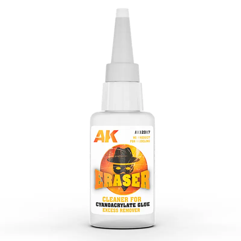Ak Interactive - Basics - Eraser Cleaner For Cyanoacrylate (Excess Remover)