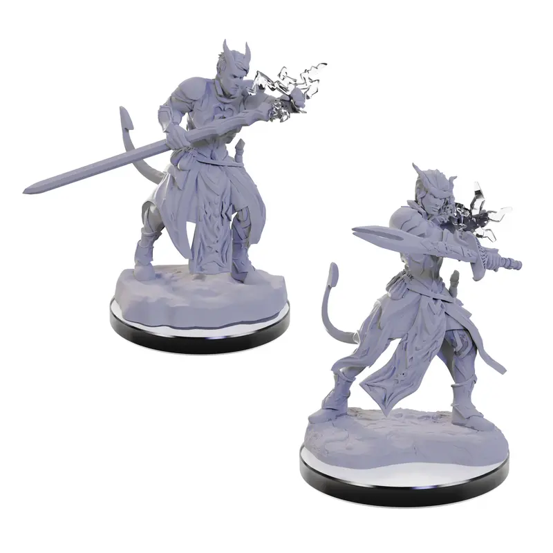 Dungeons & Dragons Nolzurs Marvelous Miniatures: Tiefling Warlocks