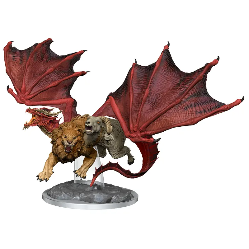 Dungeons & Dragons Nolzurs Marvelous Unpainted Miniatures Chimera Paint Night Kit