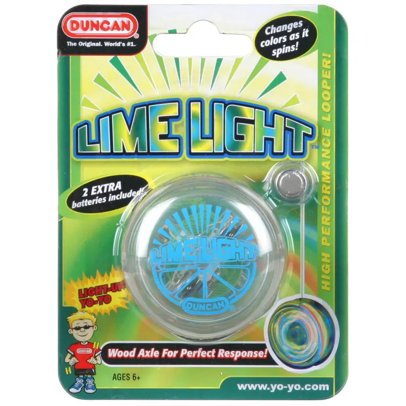 Duncan Yo Yo Beginner Lime Light (Assorted Colours)