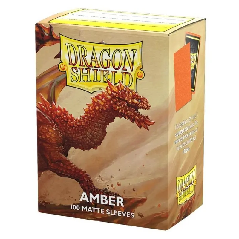 Dragon Shield: Sleeves  Matte  Amber