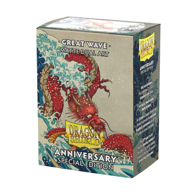 Dragon Shield: Sleeves  Matte Dual Art  Anniversary Special Edition: Great Wave