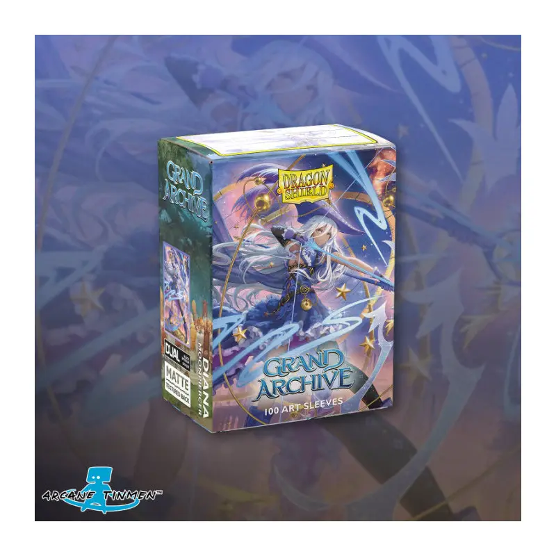 Dragon Shield: Sleeves  Matte Dual Art  Grand Archive: Diana, Moonpiercer