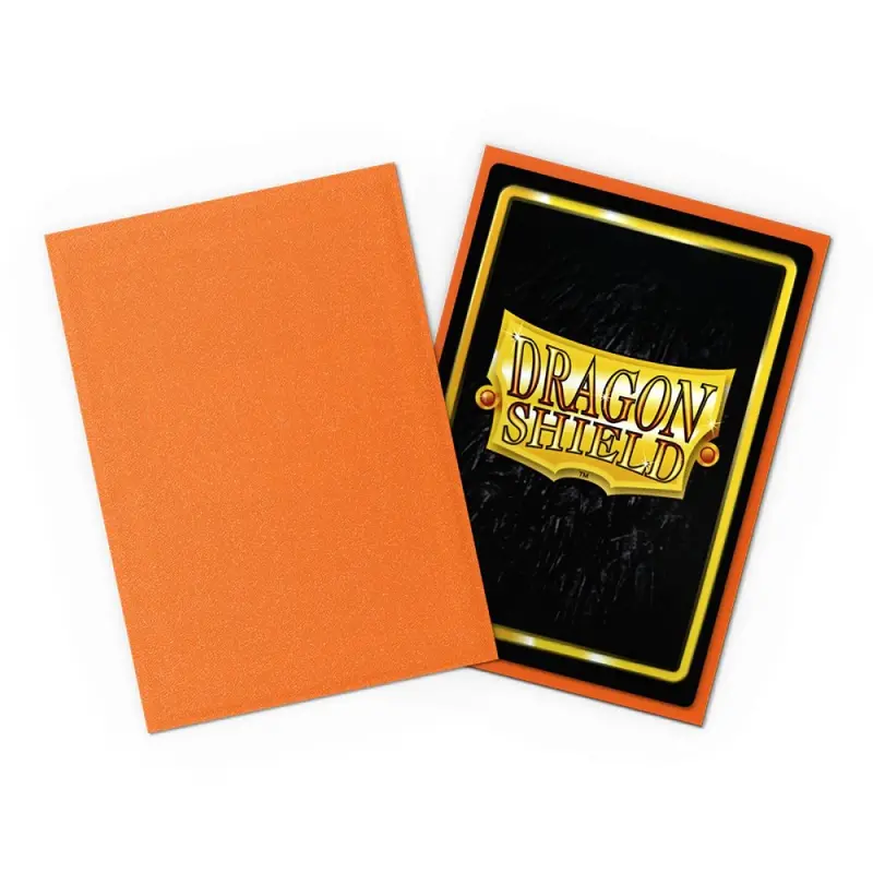 Dragon Shield: Japanese Size Sleeves  Matte  Amber