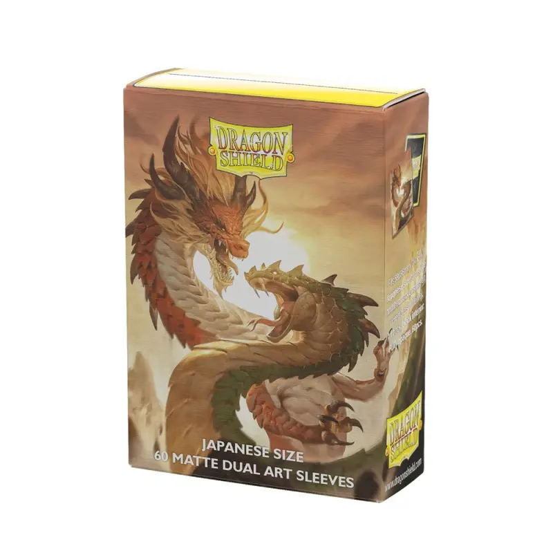Dragon Shield: Japanese Size Sleeves  Matte Dual Art  Chinese New Year: Year of the Wood Snake