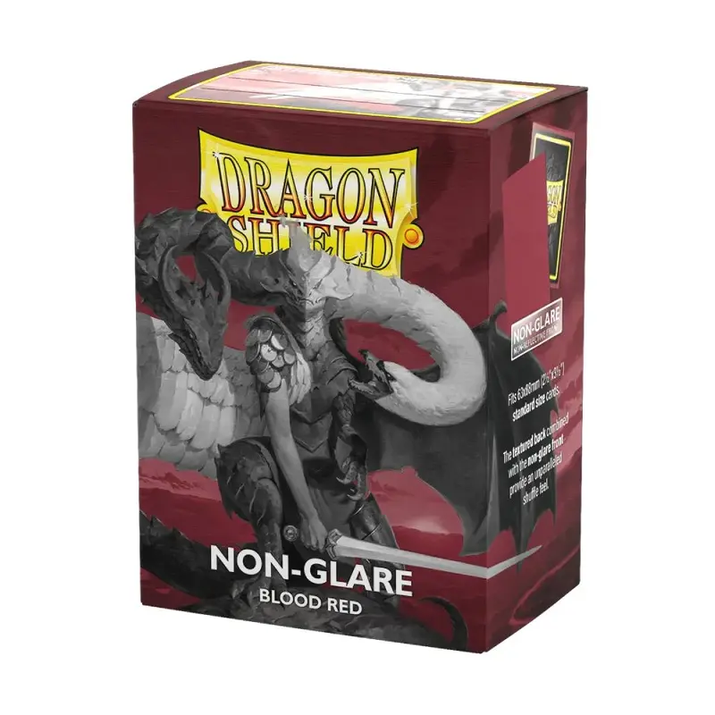 Dragon Shield: Non-Glare Sleeves - Matte - Blood Red