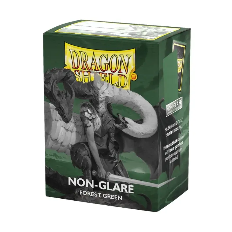 Dragon Shield: Non-Glare Sleeves - Matte - Forest Green