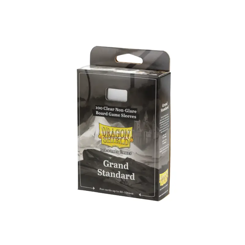 Dragon Shield: Board Game Sleeves  Clear Non-Glare  Grand Standard
