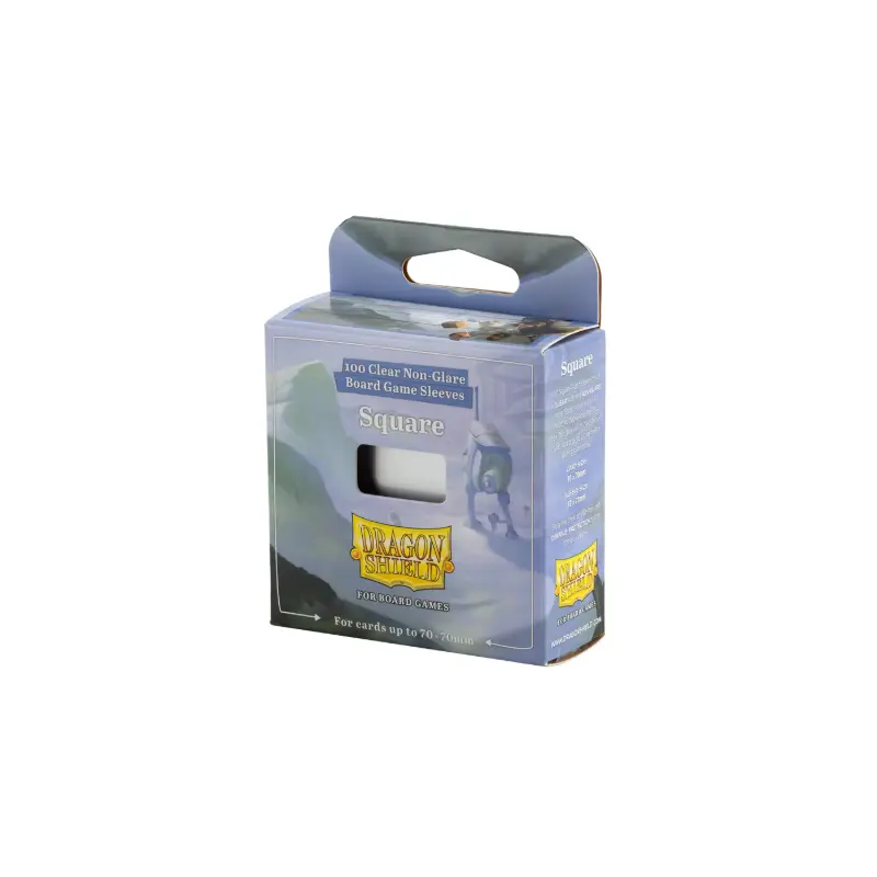 Dragon Shield: Board Game Sleeves  Clear Non-Glare  Square