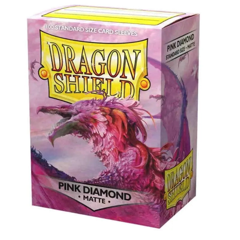 Dragon Shield - Standard Matte Sleeves (100) - Pink Diamond