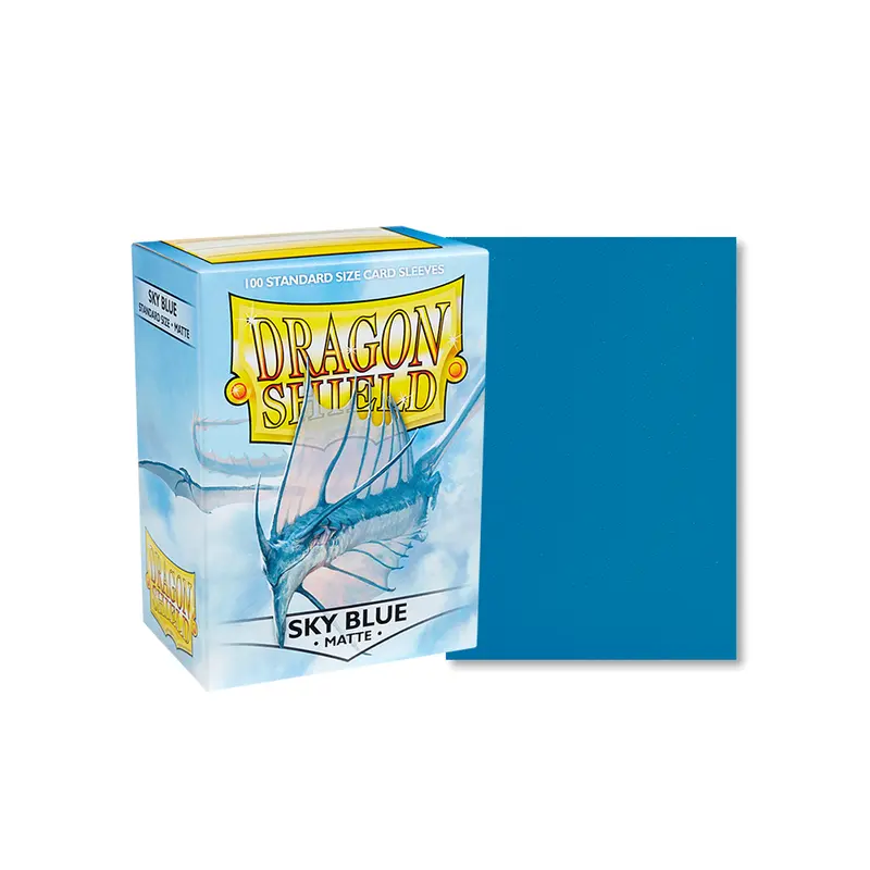 Dragon Shield - Standard Matte Sleeves (100) - Sky Blue