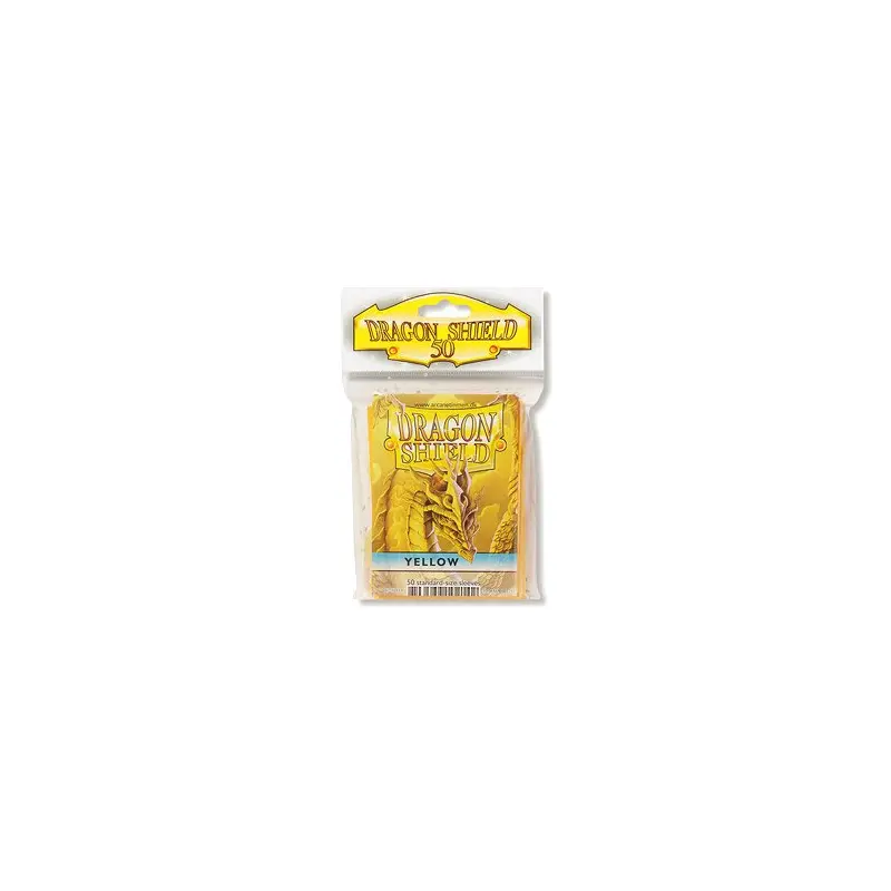 Dragon Shield - Standard Card Sleeves - Yellow (50)